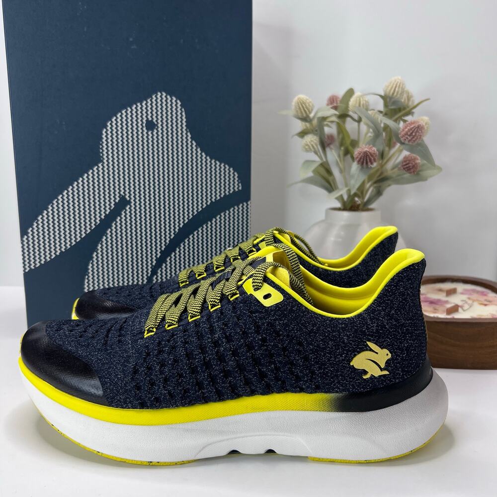 Rabbit Dream Chaser Running Shoes Sneaker Lace Up Black RMSDC-1 Men's 11.5M NWB